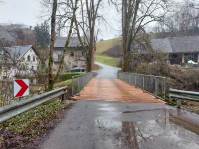 Končana sanacija mostu pri Ilovki