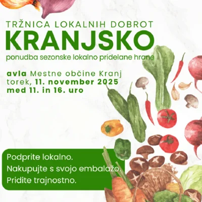 Jesenska tržnica lokalnih dobrot – KRANJSKO