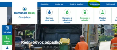 Novi urniki odvoza odpadkov april-oktober 2020