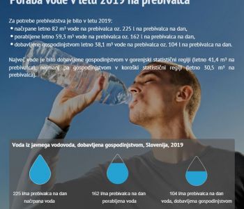 Svetovni dan voda 2021: Cenimo vodo - statistika